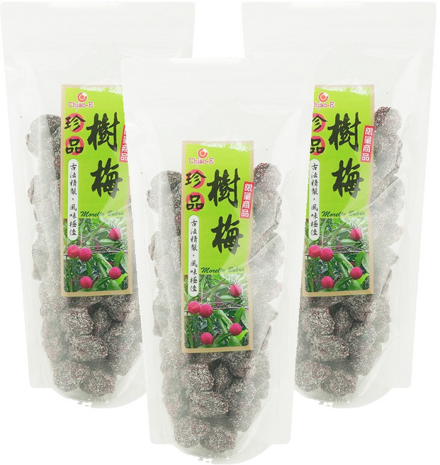 Chiao-E 巧益 樹梅, 290g, 3包