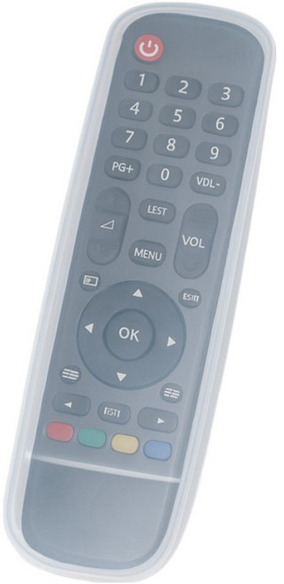 다온셀렉트 TV 에어컨 리모컨 실리콘 커버 범용 보호 덮개 L, 1개