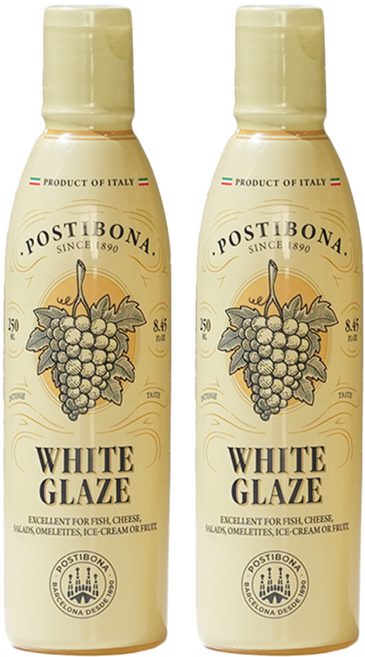 포스티보나 화이트 발사믹 글레이즈, 2개, 250ml