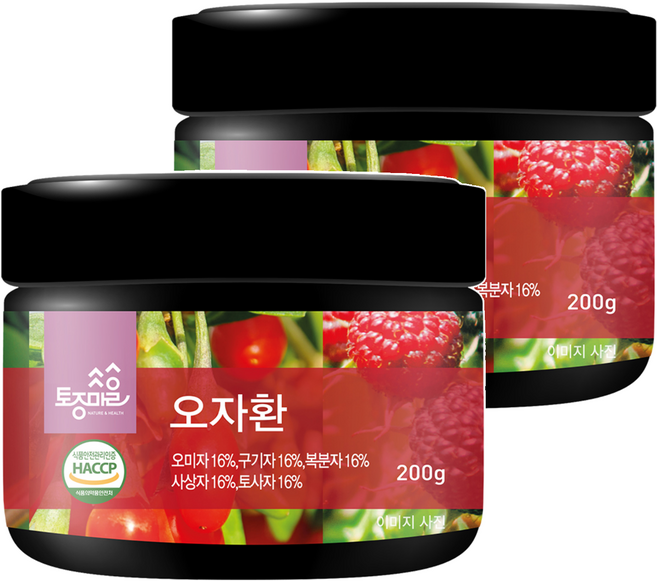 토종마을 HACCP 인증 오자환, 200g, 2개