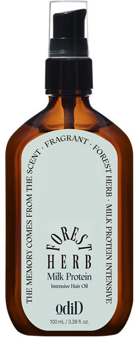 오디드 밀크 프로틴 인텐시브 헤어 오일 포레스트 허브, 100ml, 1개