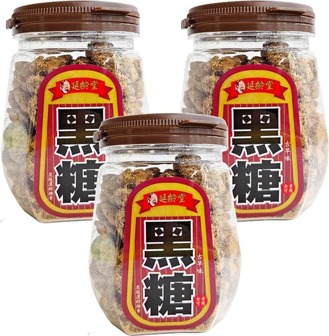 恩澤食品 黑糖, 170g, 3罐, 1罐