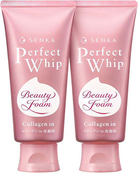 센카 퍼펙트 휩 콜라겐 인 클렌징 폼, 120g, 2개