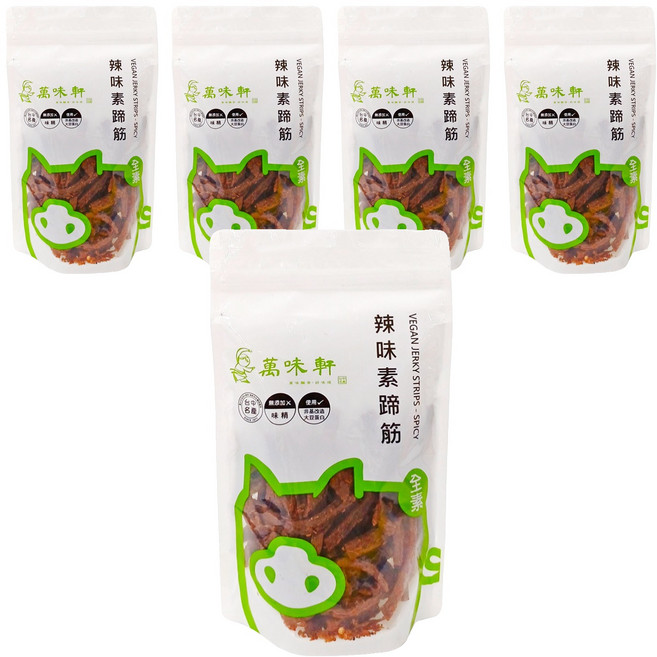 萬味軒 辣味素蹄筋, 150g, 5包