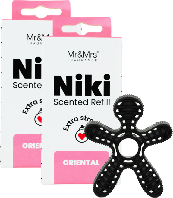 Mr&Mrs FRAGRANCE Niki 車用芳香劑 補充包, 東方調, 2個