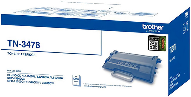 brother 兄弟牌 超高容量碳粉匣, 黑色, 1個