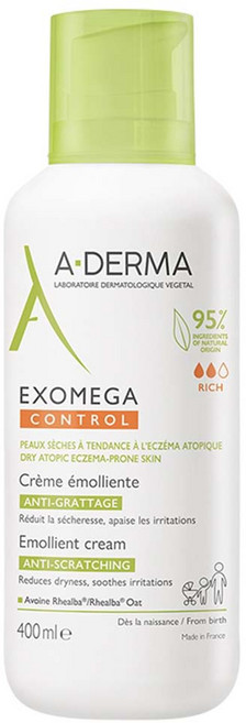 A-DERMA 艾芙美 燕麥新葉益護佳營養霜 400ml 舒緩乾癢, 1瓶
