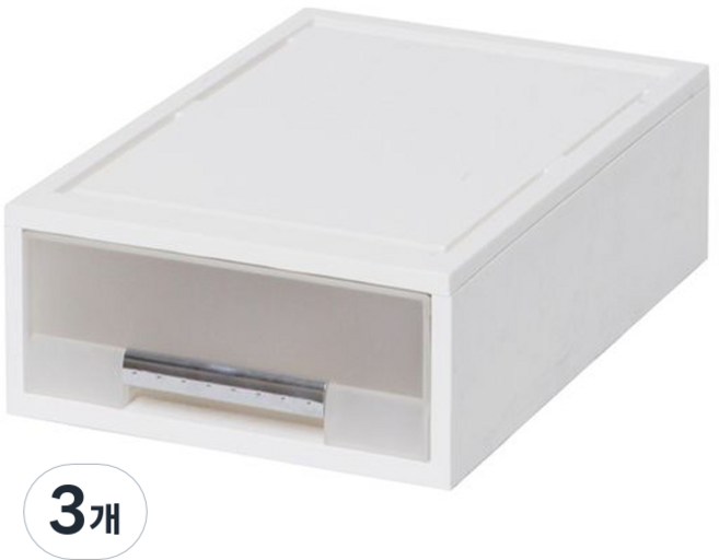 창신리빙 화인 스텝서랍박스, 화이트