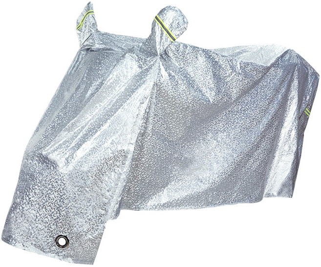機車全包覆式加厚反光車罩, 銀色