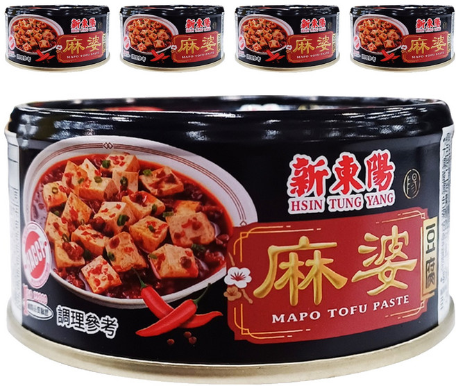 新東陽 麻婆豆腐, 160g, 5罐