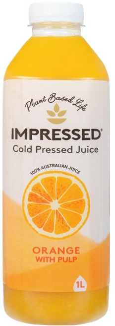 임프레스드 콜드프레스 오렌지 착즙 주스, 1L, 1개