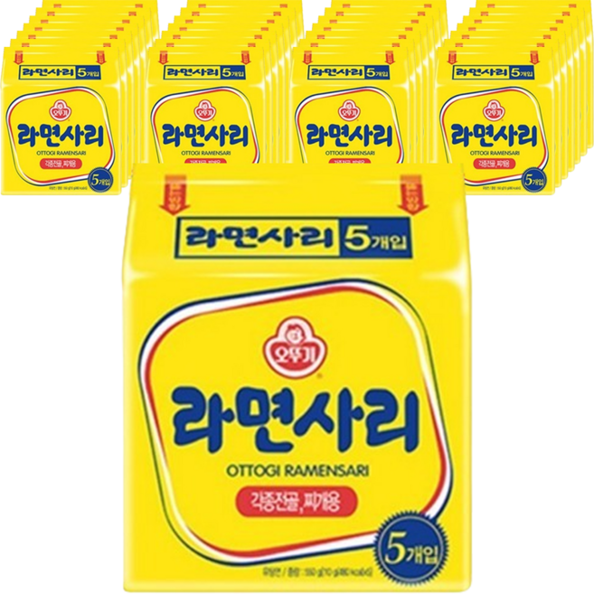 오뚜기 라면사리 멀티팩 110g, 160개