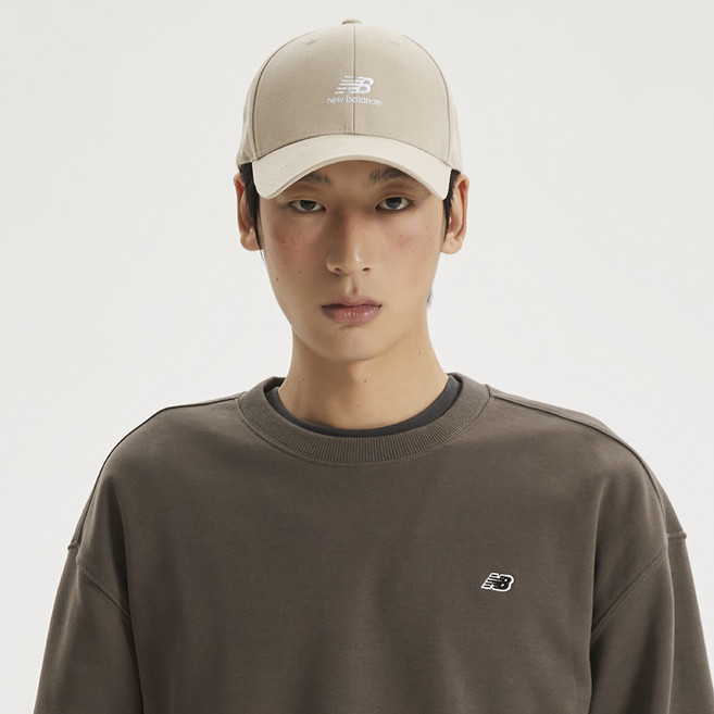 뉴발란스 남녀공용 스택트로고 스트럭쳐 면 볼캡 NBGDFF1101