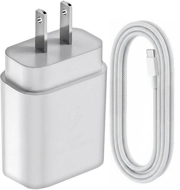 DTAudio C to C iPhone專用充電器 25W + 1.5m充電線組 Phone15通用充電器/充電組 Type C 安卓快充線, 1組, 白色