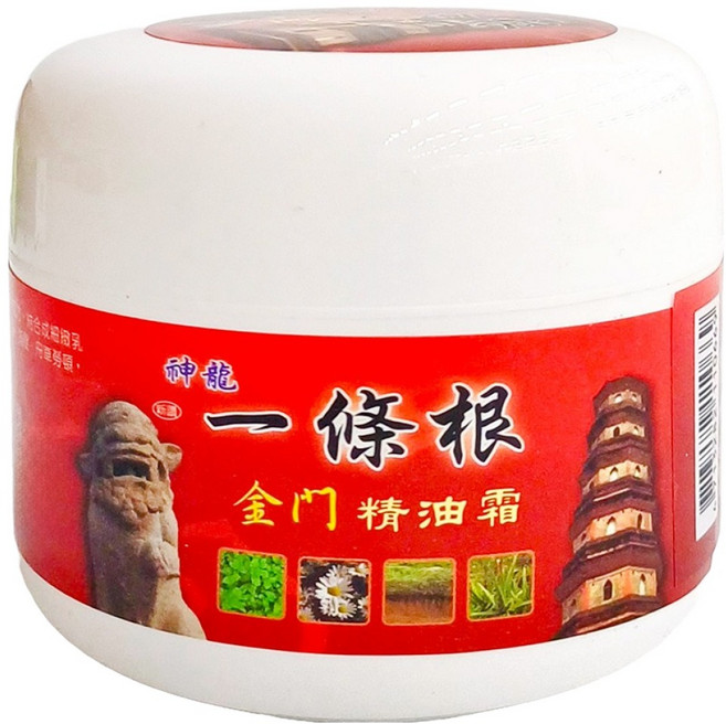 【神龍】一條根精油霜 - 舒緩按摩 草本精油, 1罐, 1入