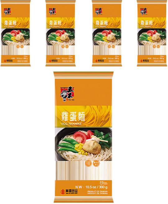 五木 雞蛋麵, 300g, 5包