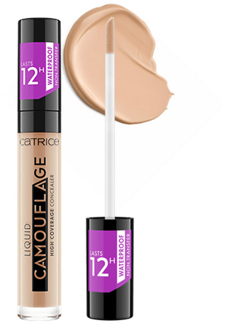 캐트리스 리퀴드 캐머플라지 하이 커버리지 컨실러 5ml, 020호 라이트 베이지, 1개