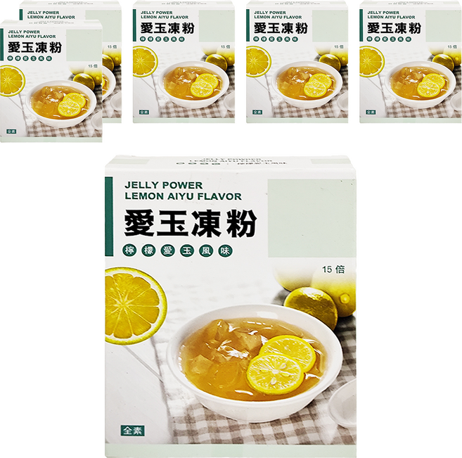 YIN FA 盈發 FUNN 愛玉果凍粉, 80g, 6盒