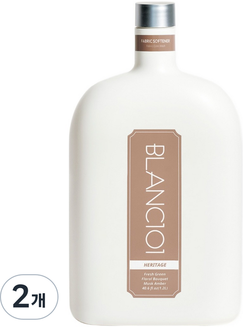 블랑101섬유유연제 헤리티지 본품, 1.2L, 2개