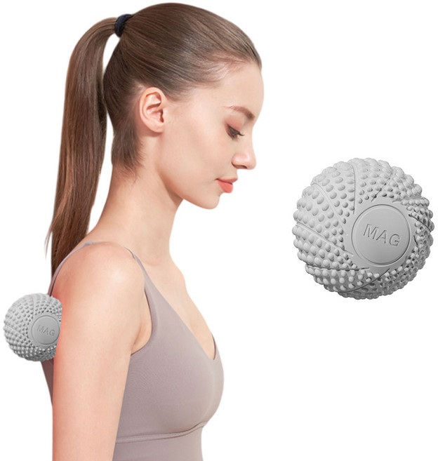 사비나 마그네틱 마사지볼, 그레이, 1개