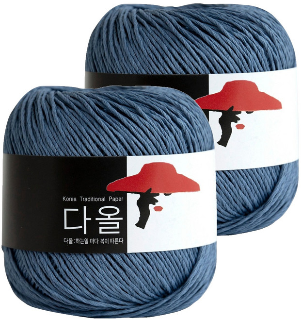 다올 한지 뜨개실, 데님(273), 2개