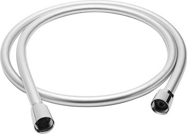 퓨어썸 튜브 샤워호스, 2m, 실버그레이