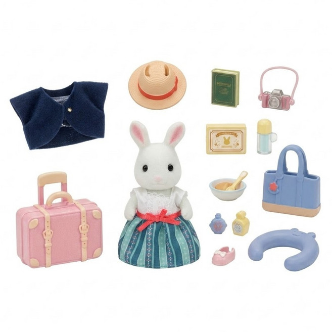 EPOCH Sylvanian Families 森林家族 白兔媽媽旅行組 3歲以上, 1盒