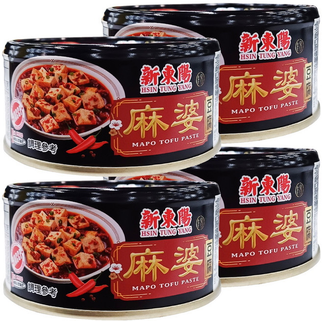 新東陽 麻婆豆腐, 160g, 4罐