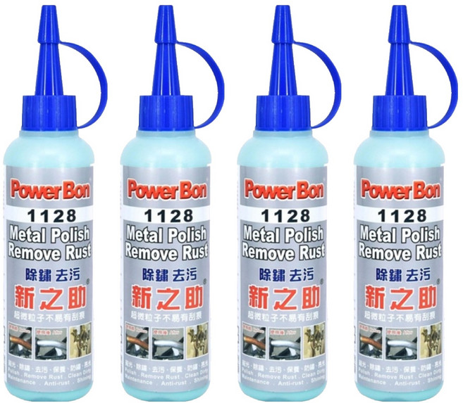 PowerBon 錫宏興業 新之助 除鏽去污劑 金屬擦亮劑, 120g, 4個