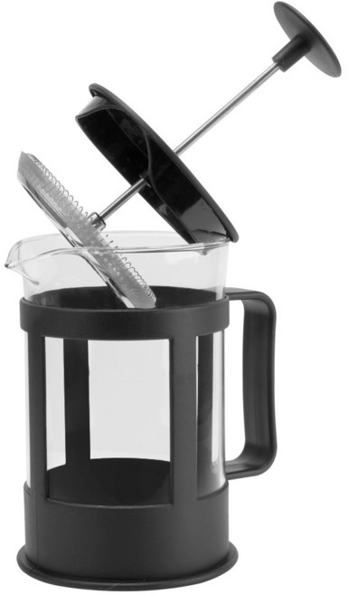 안도 프렌치프레스 우유거품기 800ml, 블랙, 1개