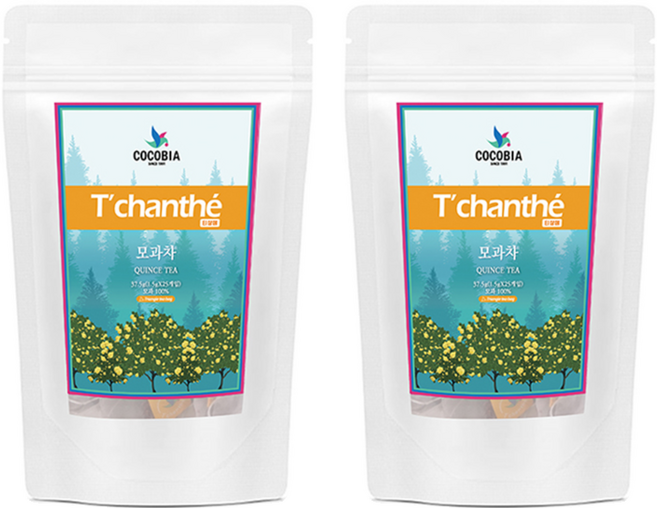 티샹떼 모과차 삼각망 티백, 1.5g, 25개입, 2개