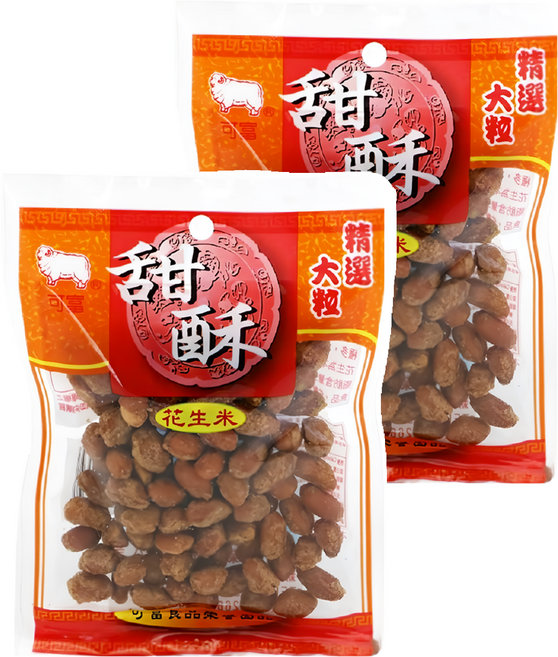 可富 甜酥花生米, 60g, 2包