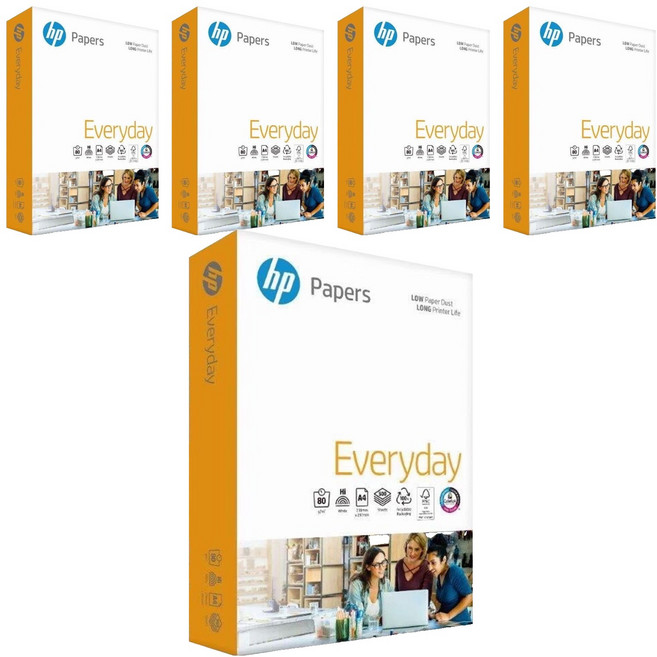 hp 惠普 多功能影印紙 80p, A4, 5包