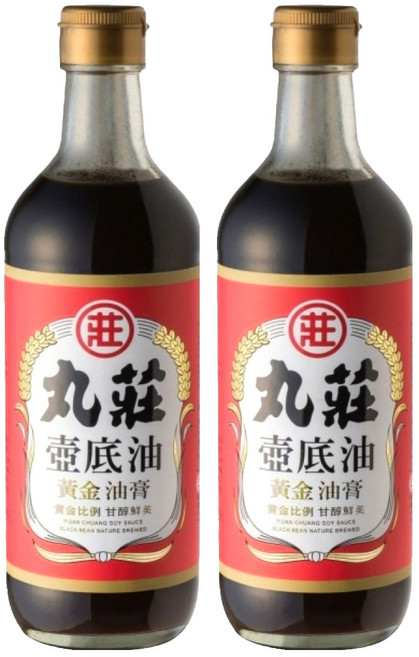 丸莊醬油 壺底油黃金油膏, 550g, 2瓶