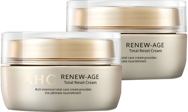 AHC 리뉴에이지 토탈 리셋 크림, 50ml, 2개