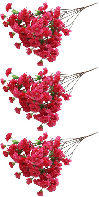JOART 人造祭祀用花 杜鵑, 3支