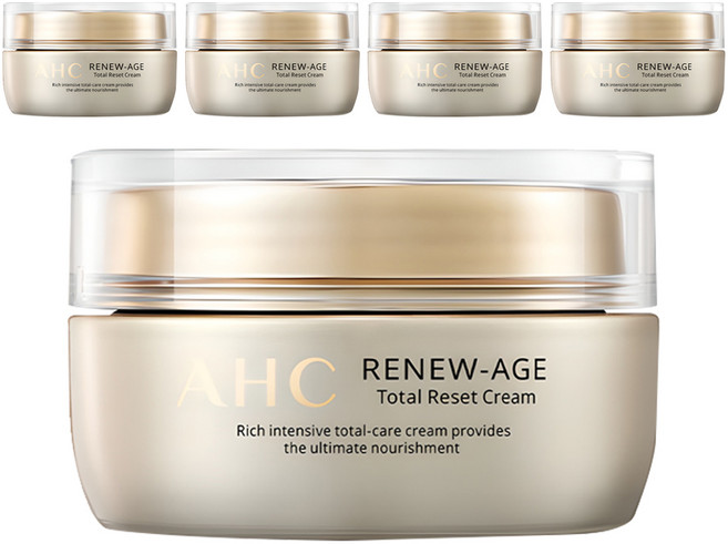 AHC 리뉴에이지 토탈 리셋 크림, 50ml, 5개