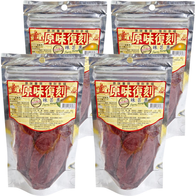 原味復刻 辣芒果, 95g, 4包