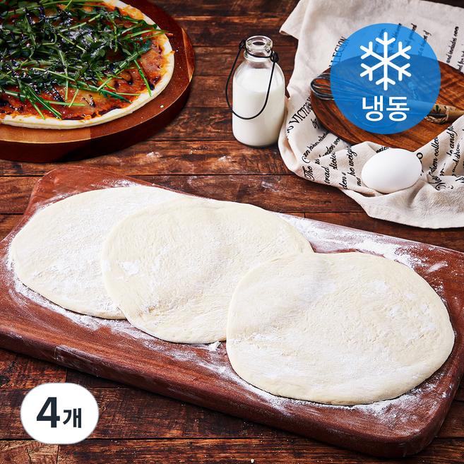 아이온 아이베이커리 피자 도우 생지 (냉동), 200g, 4개입, 4개
