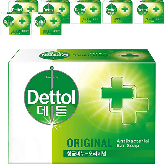 데톨 향균 비누 오리지널, 100g, 8개입