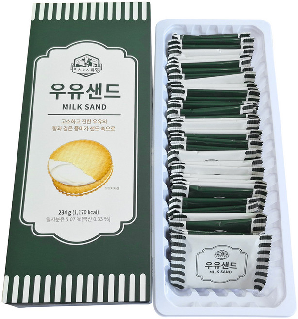 Morningsmile 牛奶夾心餅乾, 1個, 234g