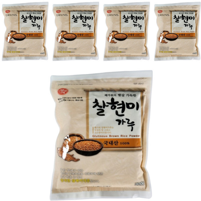 Haetsalnarae Haegawon 糯糙米粉, 300g, 5個