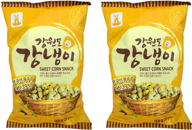 성부식품 강원도 강냉이, 150g, 2개
