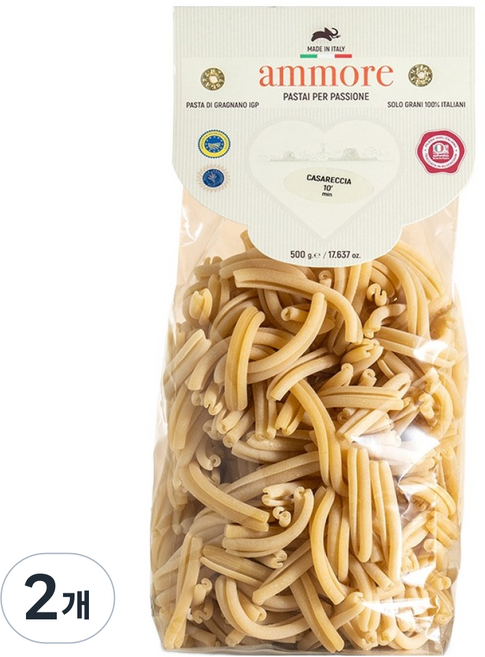 아모레 파스타 카사레치아, 500g, 2개