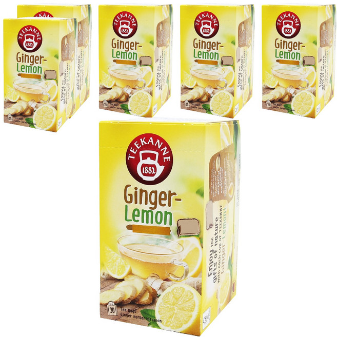 티칸 진저 레몬 티백, 1.75g, 20개입, 6개
