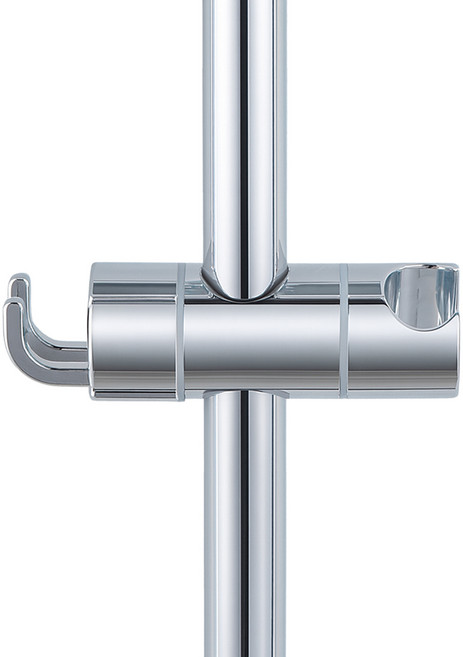 고씨네 손쉬운 슬라이드바 각도조절 샤워기 거치대, 실버