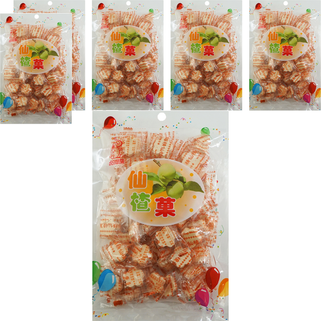 品味食族 梅精仙楂菓, 220g, 6袋