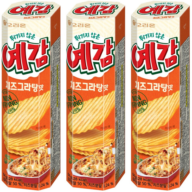 오리온 예감 치즈그라탕, 64g, 3개
