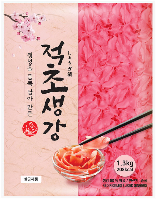 이엔푸드 적초생강, 1.3kg, 1개