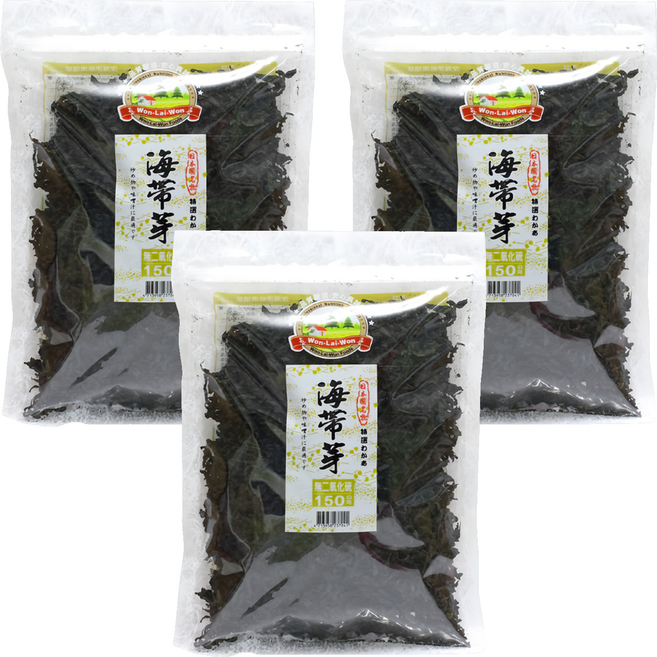 WON LAI WON 旺來旺 日本海帶芽, 150g, 3包